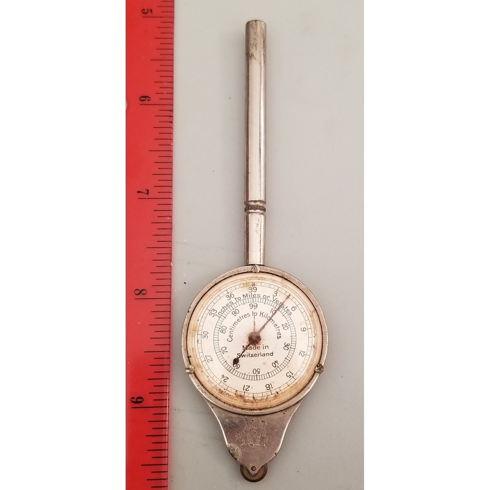 Vintage Map Measure Opsiometer Drafting Tool Switzerland